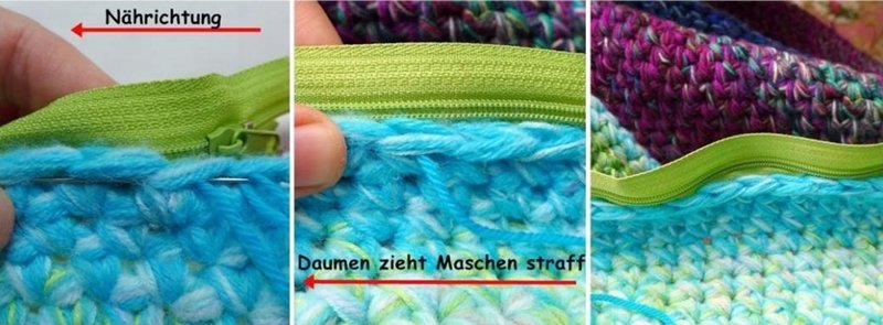 Blog-Inhaltsbild für 'Kostenlose Häkelanleítung Bezug für Sitzball aus Wollresten'