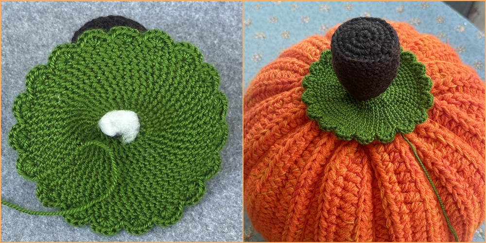 Blog-Inhaltsbild für 'Gehäkelte große Kürbisse als Dekoration'