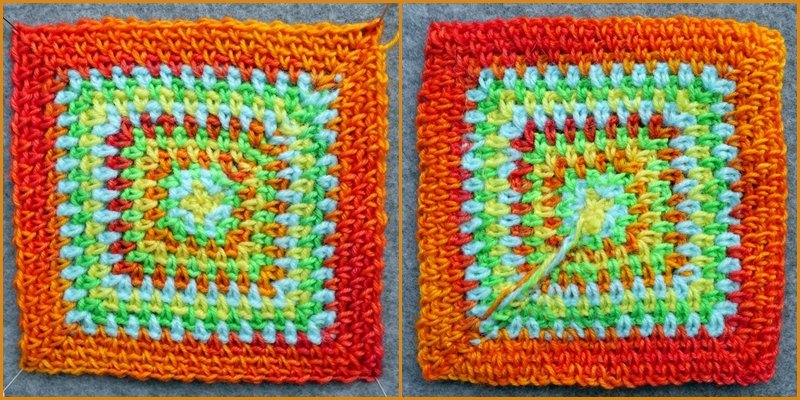 Blog-Inhaltsbild für 'Geniales Häkelmuster von innen nach außen - Kostenlose Häkelanleitung für Tasche'