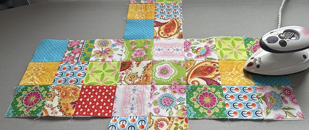 Blog-Inhaltsbild für 'Kindertasche im Patchwork-Style - Kostenlose Nähanleitung'