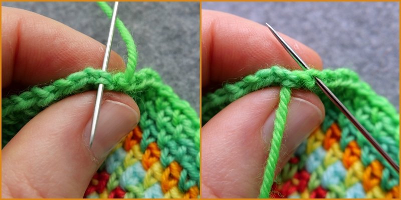 Blog-Inhaltsbild für 'Geniales Häkelmuster von innen nach außen - Kostenlose Häkelanleitung für Tasche'