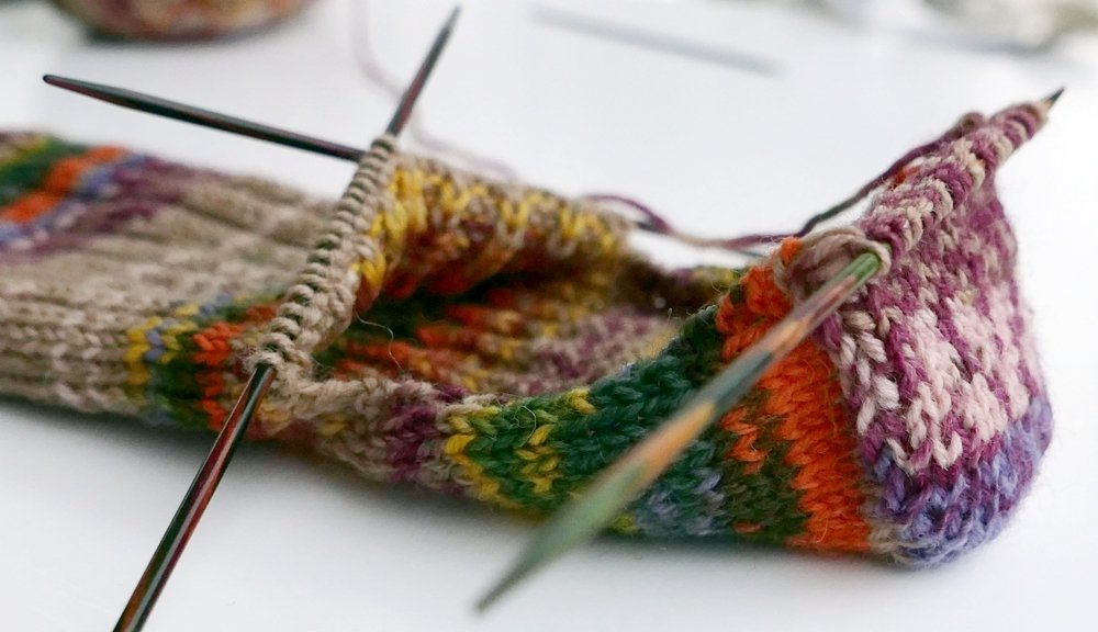 Blog-Inhaltsbild für 'Socken-Workshop Teil 2: Ferse'