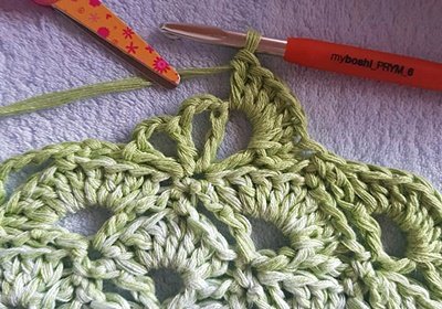 Blog-Inhaltsbild für 'Häkelanleitung runde Babydecke ++ Alisa ++'