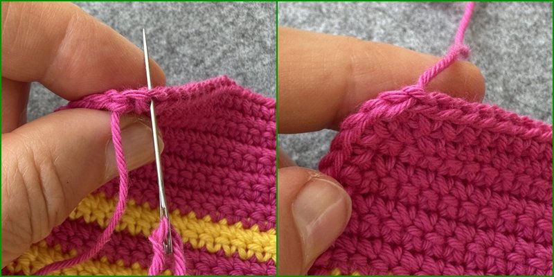 Blog-Inhaltsbild für 'Topflappen häkeln für Anfänger'