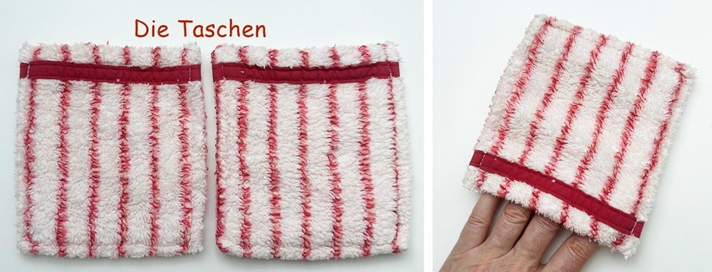 Blog-Inhaltsbild für 'Aus Alt mach Neu: Waschhandschuhe aus altem Bademantel nähen'