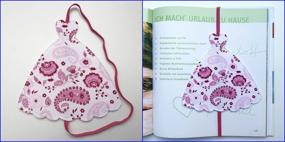 Blog-Inhaltsbild für 'Bastel-Idee: Lesezeichen im Prinzessinnen-Look'