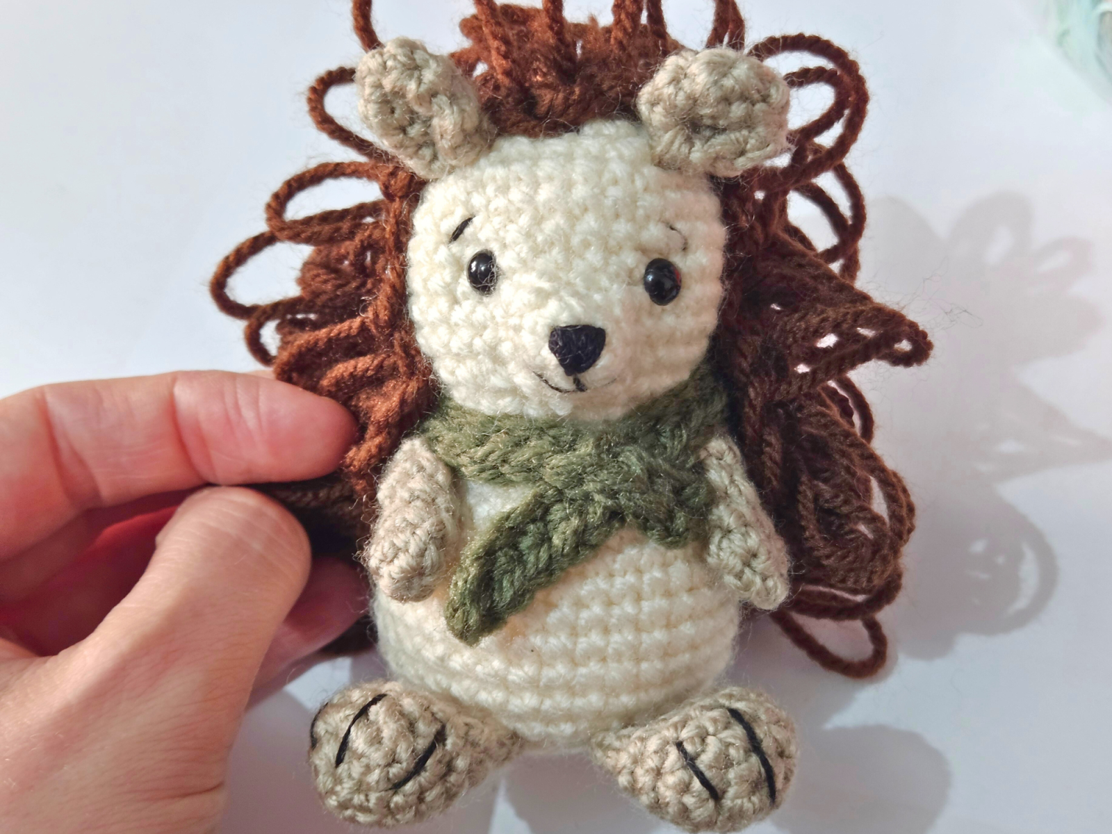 Blog content image for 'Free Amigurumi Crochet Pattern: Hedgehog with Mushroom'