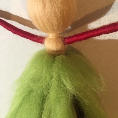 Blog-Inhaltsbild für 'Zarte Fee aus Filz ("Märchenwolle") - Teil 2'