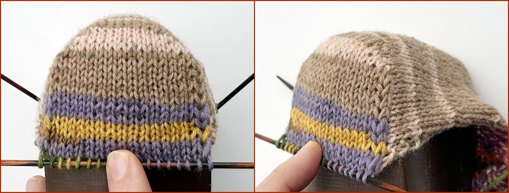 Blog-Inhaltsbild für 'Socken-Workshop Teil 1: Materialkunde, Bündchen, Schaft'