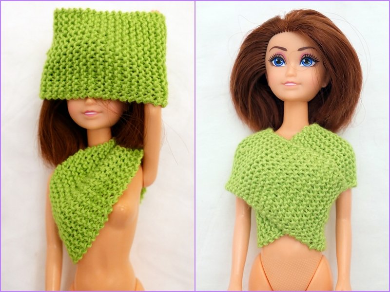 Blog-Inhaltsbild für 'Stricken mit Kindern: Kinderleichte Puppenmode für Strickanfänger'