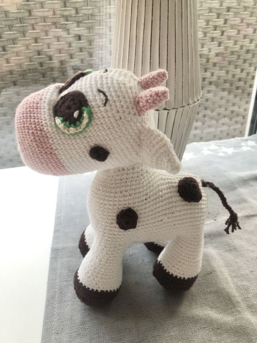 Blog-Inhaltsbild für 'Häkelanleitung Kuh'