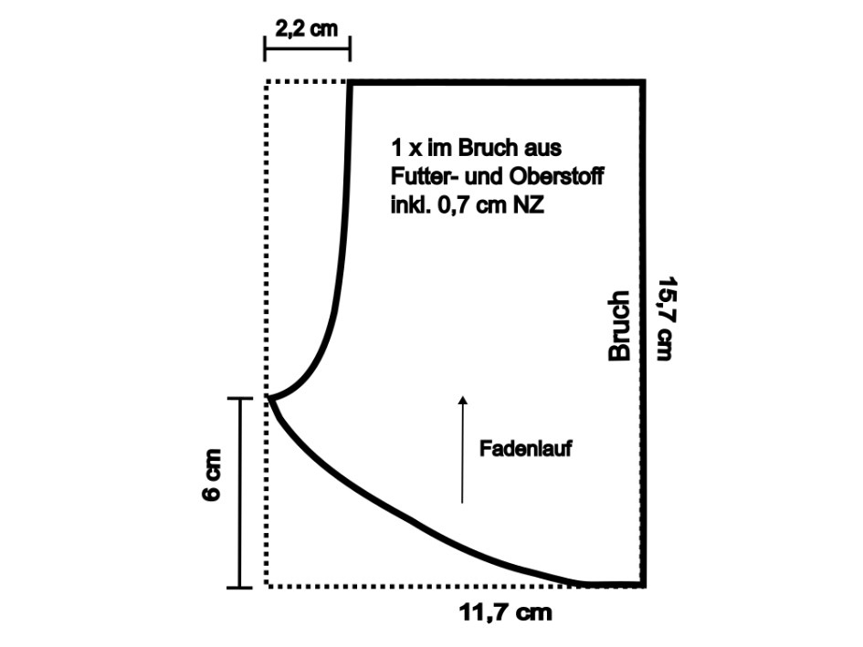 Blog-Inhaltsbild für 'Kostenloses DIY: Schneller Schalkragen für Babys und Kleinkinder für dehn- und nicht-dehnbare Stoffe'
