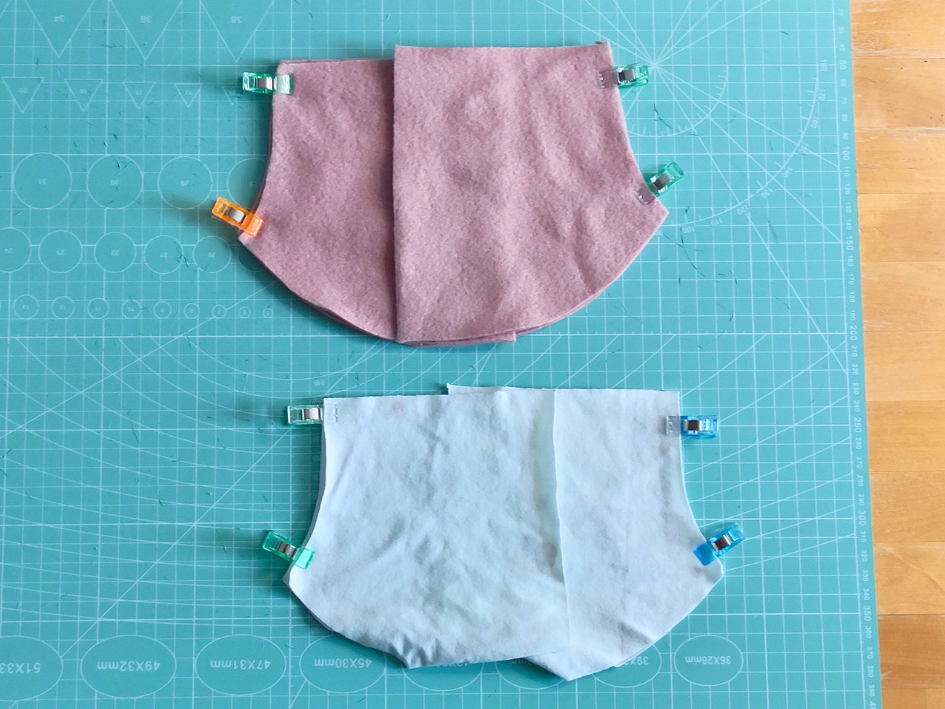 Blog-Inhaltsbild für 'Kostenloses DIY: Schneller Schalkragen für Babys und Kleinkinder für dehn- und nicht-dehnbare Stoffe'