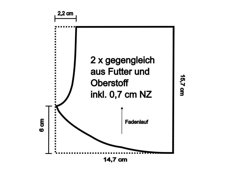 Blog-Inhaltsbild für 'Kostenloses DIY: Schneller Schalkragen für Babys und Kleinkinder für dehn- und nicht-dehnbare Stoffe'