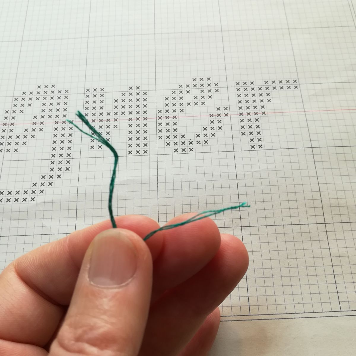 Blog-Inhaltsbild für 'Besticke mit mir ein Lätzchen und lerne dabei den Kreuzstich - Tutorial für Anfänger*innen inkl gratis Stickvorlage "Food Designer" und "Designerin"'