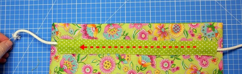 Blog-Inhaltsbild für 'Zugbeutel mit Innenfutter selbst nähen - Kostenlose Nähanleitung'