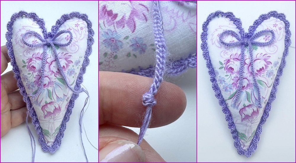 Blog-Inhaltsbild für 'Lavendel-Serie Teil 2: Lavendel-Herzen in verschiedenen Varianten nähen'