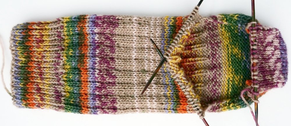 Blog-Inhaltsbild für 'Socken-Workshop Teil 2: Ferse'