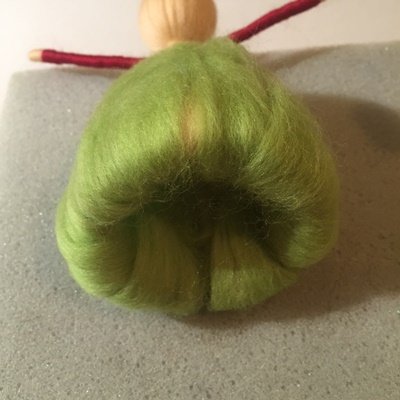 Blog-Inhaltsbild für 'Zarte Fee aus Filz ("Märchenwolle") - Teil 2'