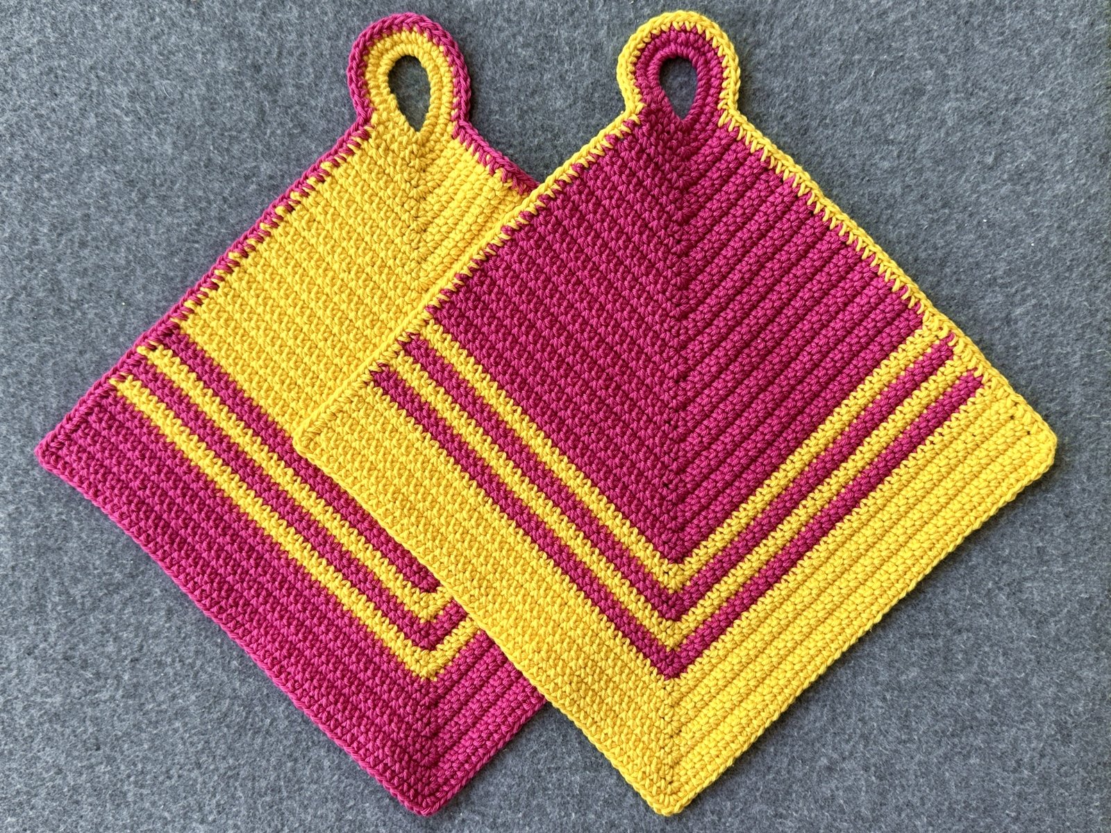 Blog-Inhaltsbild für 'Topflappen häkeln für Anfänger'