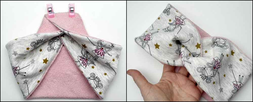 Blog-Inhaltsbild für 'Modernes Knoten-Stirnband in 2 Varianten nähen – Ratzfatz fertig'