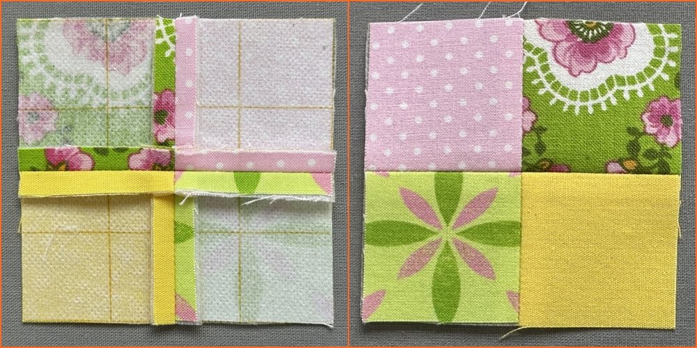 Blog-Inhaltsbild für 'Näh-Workshop Teil 2: Patchwork-Bettdecke für das Puppenbett'