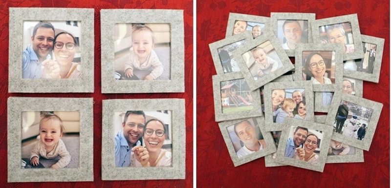 Blog-Inhaltsbild für 'Kostenlose Bastelanleitung Memory-Spiel aus Filz mit Wechselbilderrahmen'