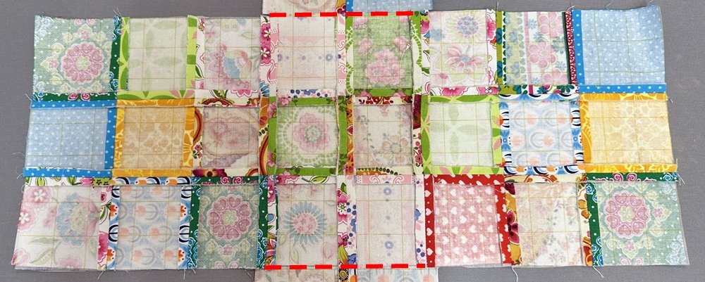 Blog-Inhaltsbild für 'Kindertasche im Patchwork-Style - Kostenlose Nähanleitung'
