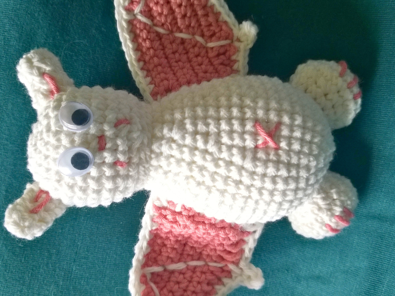Blog content image for 'Free Crochet Pattern – Amigurumi Halloween Bat'