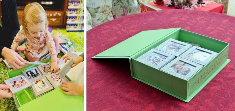 Blog-Inhaltsbild für 'Kostenlose Bastelanleitung Memory-Spiel aus Filz mit Wechselbilderrahmen'