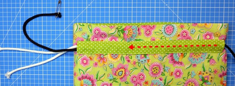 Blog-Inhaltsbild für 'Zugbeutel mit Innenfutter selbst nähen - Kostenlose Nähanleitung'