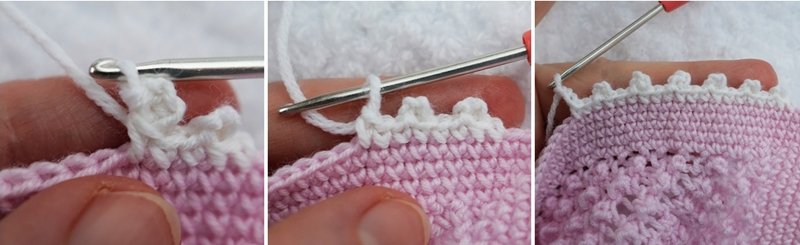 Blog-Inhaltsbild für 'Gratis Strickanleitung Decke im Röschenmuster'