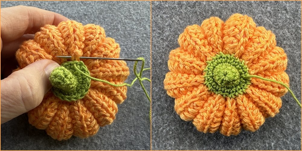 Blog-Inhaltsbild für 'Kleine Kürbisse als Schlüsselanhänger oder Taschenbaumler häkeln'