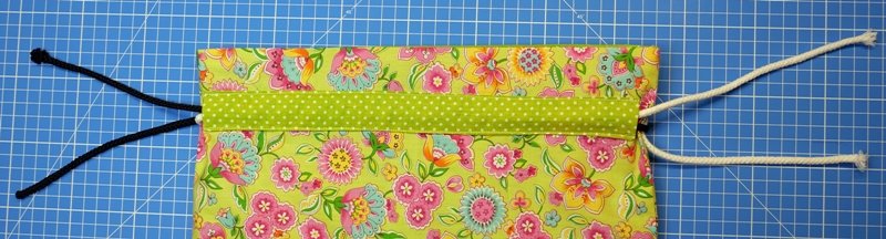 Blog-Inhaltsbild für 'Zugbeutel mit Innenfutter selbst nähen - Kostenlose Nähanleitung'