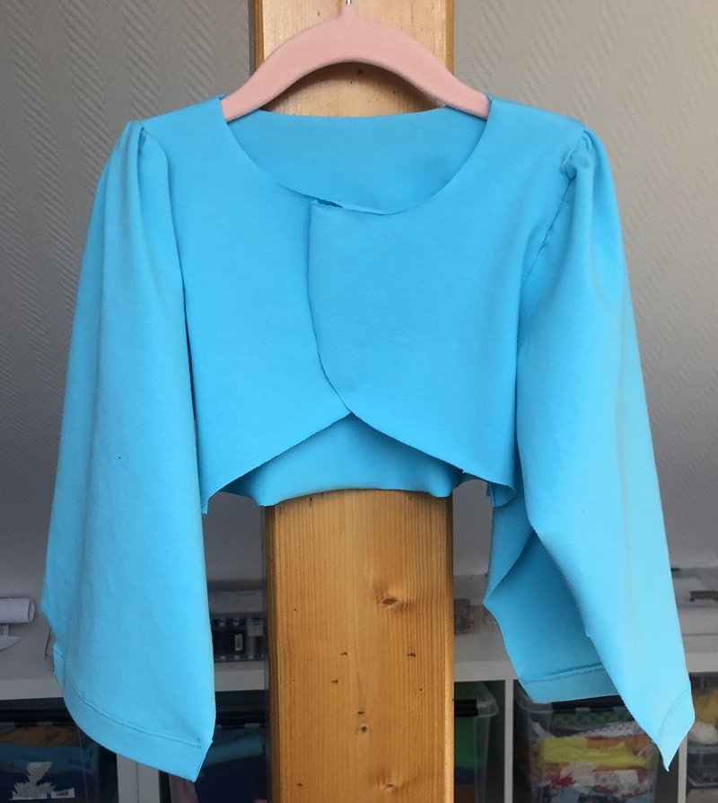 Blog-Inhaltsbild für 'Bolero nähen für Nähanfänger'