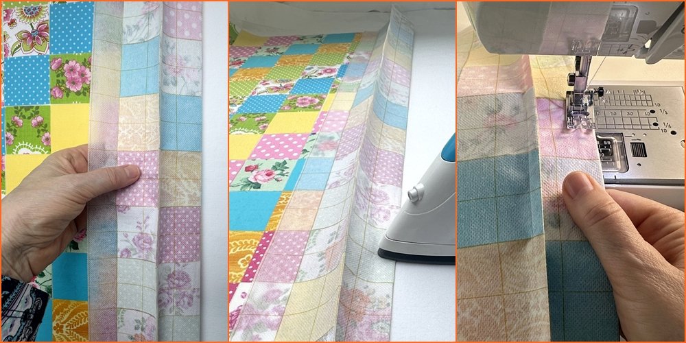 Blog-Inhaltsbild für 'Näh-Workshop Teil 2: Patchwork-Bettdecke für das Puppenbett'