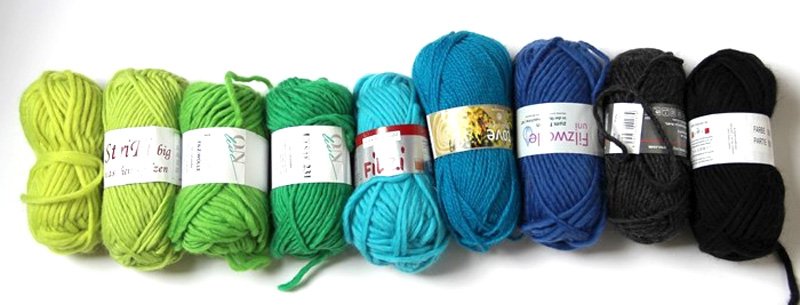 Blog-Inhaltsbild für 'Gefilztes rundes Sitzkissen aus Wollresten'