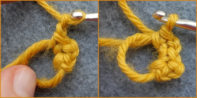 Blog-Inhaltsbild für 'Geniales Häkelmuster von innen nach außen - Kostenlose Häkelanleitung für Tasche'