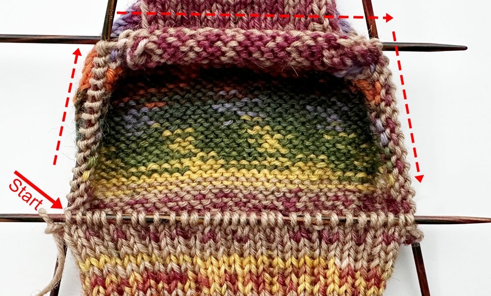 Blog-Inhaltsbild für 'Socken-Workshop Teil 3: Spickel, Fuß und Spitze'