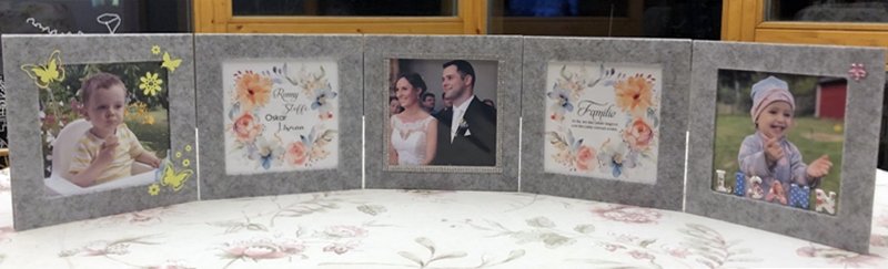 Blog-Inhaltsbild für 'Kostenlose Bastelanleitung: Wechselbilderahmen aus Filz'