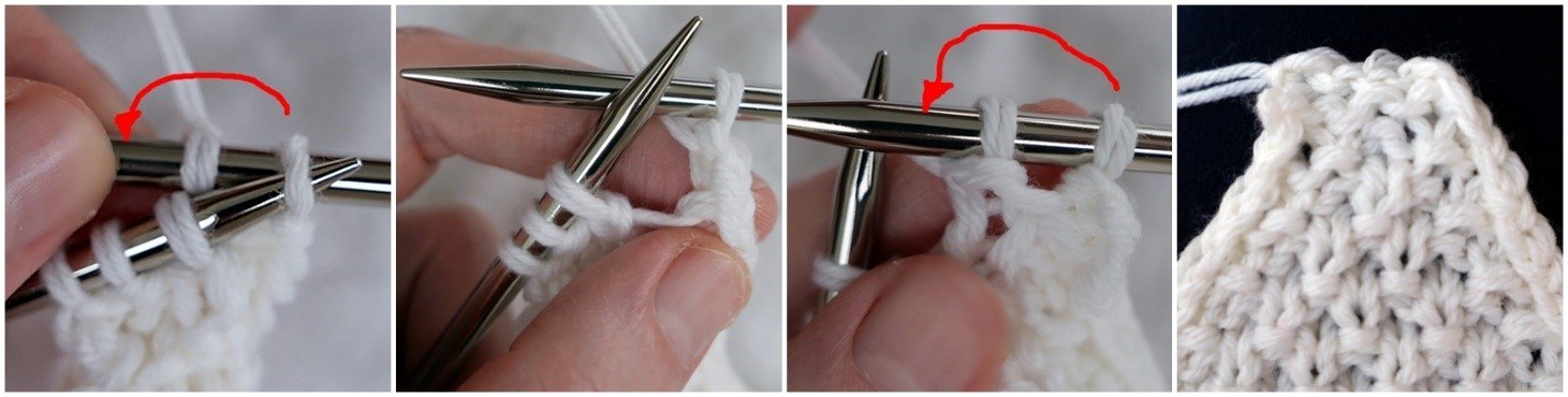 Blog-Inhaltsbild für 'Die weichste Babydecke der Welt im Mustermix - Kostenlose Strickanleitung'