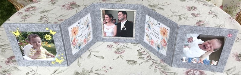 Blog-Inhaltsbild für 'Kostenlose Bastelanleitung: Wechselbilderahmen aus Filz'