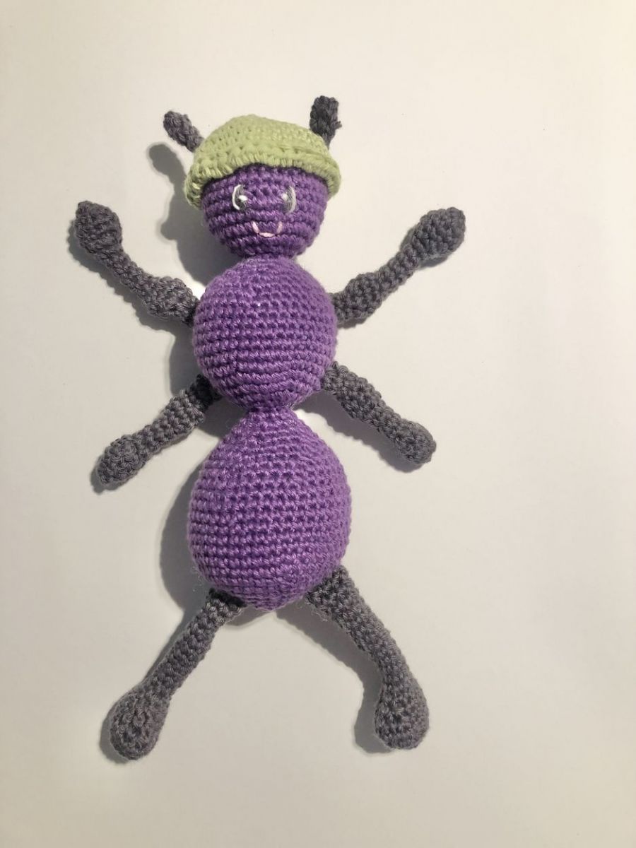 Blog-Inhaltsbild für 'Kostenlose Häkelanleitung Ameise'