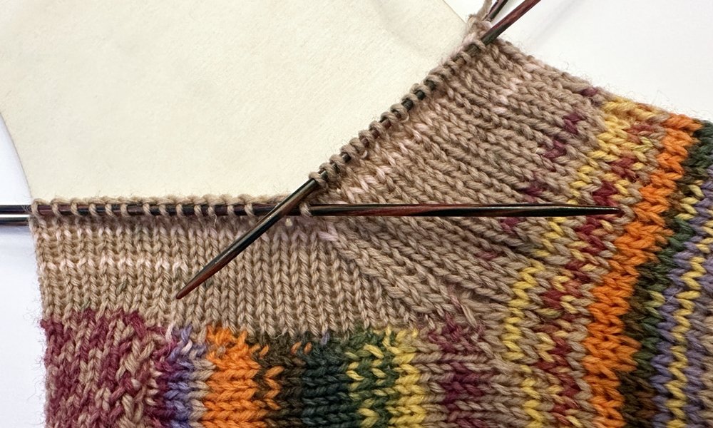 Blog-Inhaltsbild für 'Socken-Workshop Teil 3: Spickel, Fuß und Spitze'