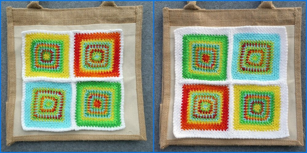 Blog-Inhaltsbild für 'Geniales Häkelmuster von innen nach außen - Kostenlose Häkelanleitung für Tasche'