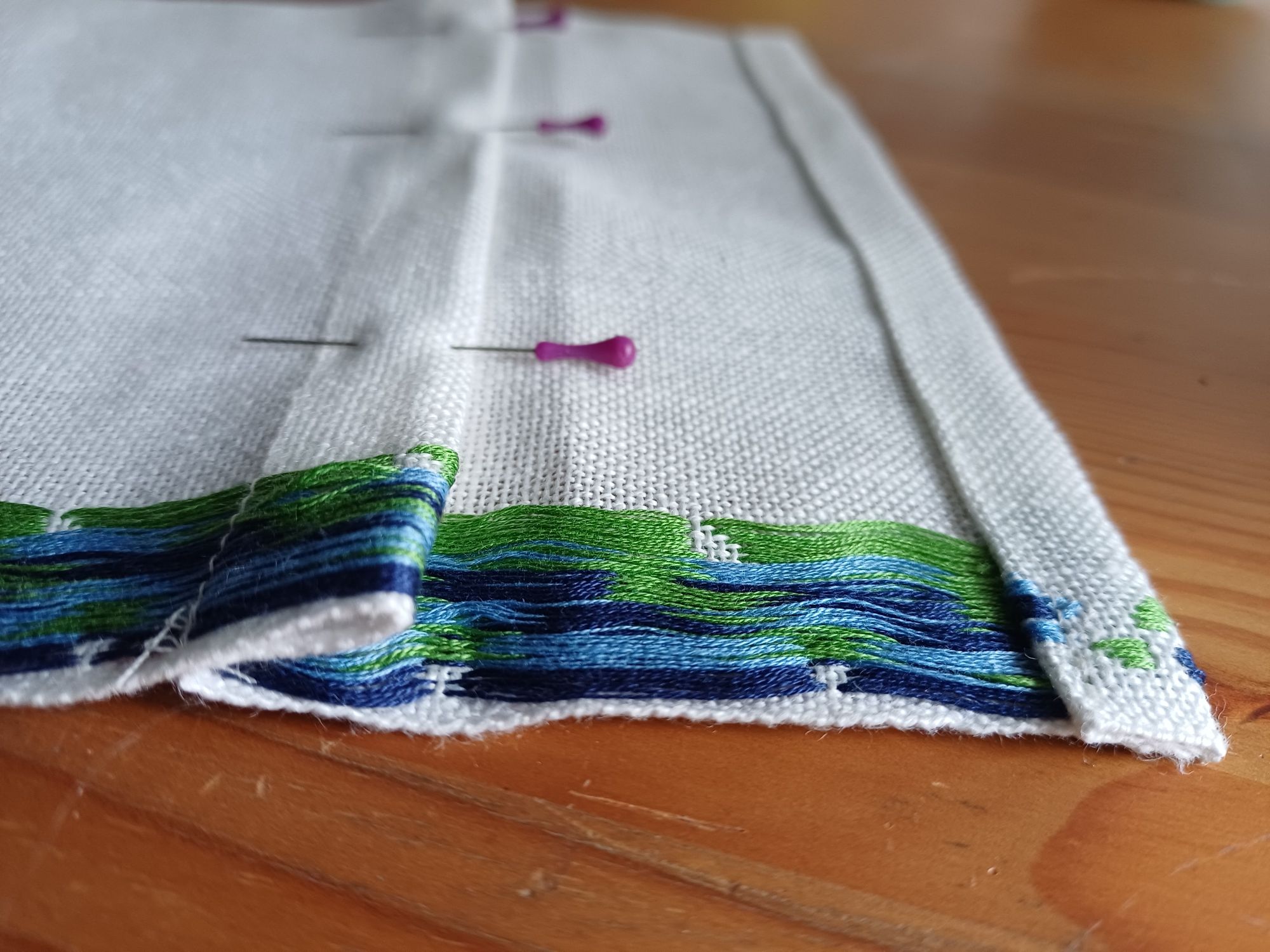 tunnelzug festnähen von links