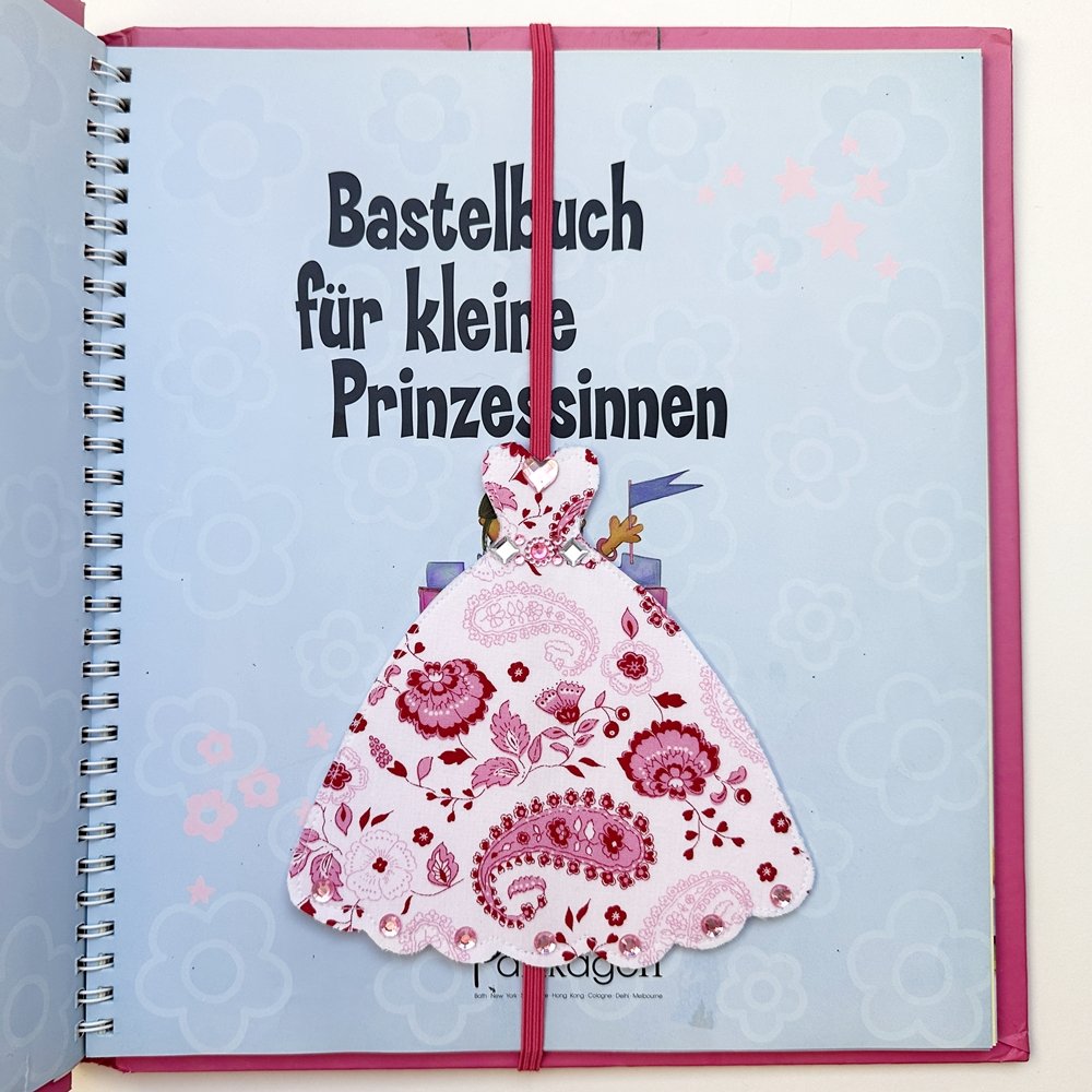 Blog-Inhaltsbild für 'Bastel-Idee: Lesezeichen im Prinzessinnen-Look'