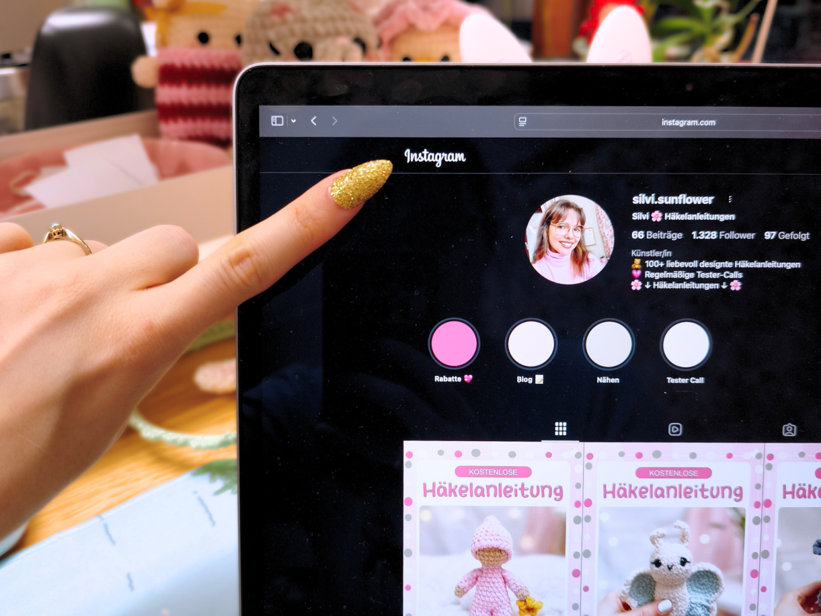 Blog-Inhaltsbild für 'Mit Häkeln Geld verdienen - Möglichkeiten, Realität und meine ehrliche Erfahrung'