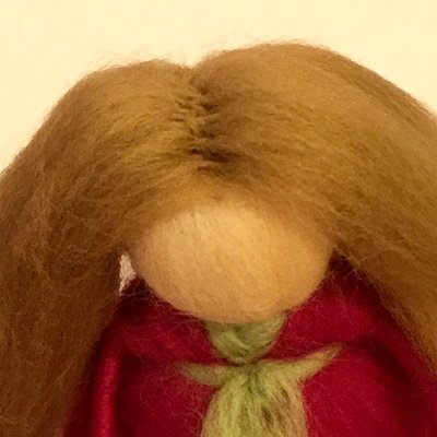 Blog-Inhaltsbild für 'Zarte Fee aus Filz ("Märchenwolle") - Teil 3'