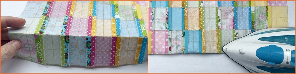 Blog-Inhaltsbild für 'Näh-Workshop Teil 2: Patchwork-Bettdecke für das Puppenbett'